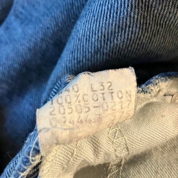 Vintage 80s Levi’s Orange Tab 505 Dark‎ Wash Denim Jeans - Picture 6 of 6